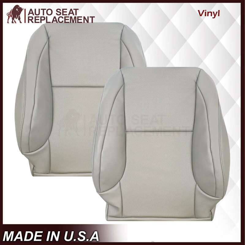2010-2021 Lexus GX460 Replacement Perforated Synthetic Leather Seat Cover: Ecru “Off-White/Cream” Perforated