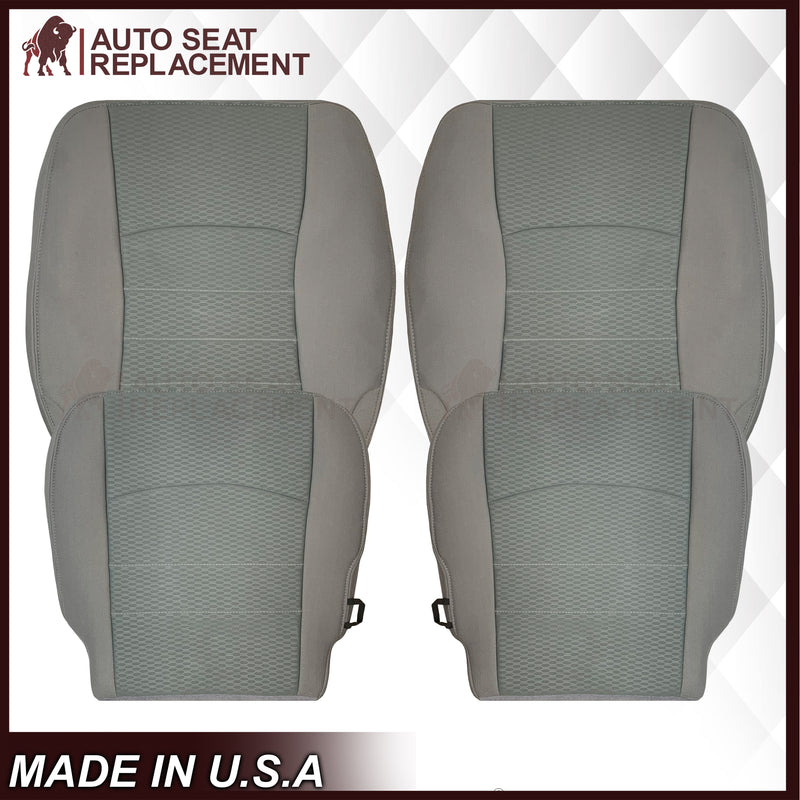 2013-2018 Dodge Ram ST Tradesman Bottom or Top Replacement Seat Cover: Cloth Diesel Gray