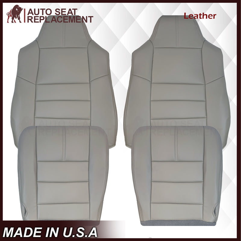 2008-2010 Ford F-250 F-350 F-450 F-550 Lariat Seat Cover in Medium Stone Gray: Choose From Variants