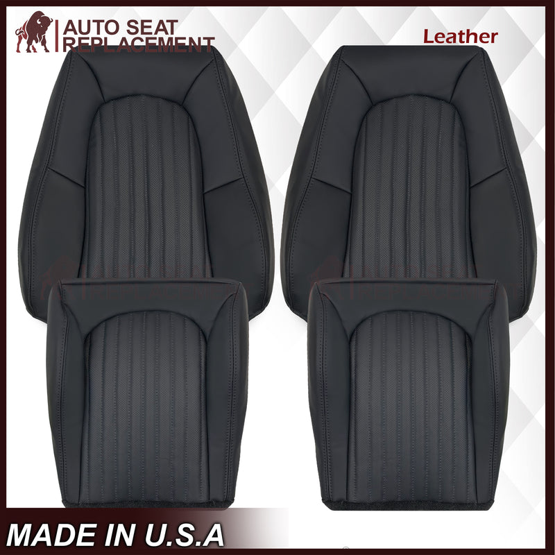 1999-2004 Ford Mustang V6/GT 2001 Bullitt Replacement Seat Covers In Ebony Black