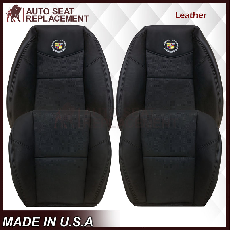 2007-2014 Cadillac Escalade Perforated Genuine Leather or Synthetic Leather Seat Cover in Black: Choose From Variation