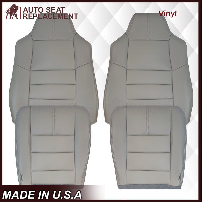 2008-2010 Ford F-250 F-350 F-450 F-550 Lariat Seat Cover in Medium Stone Gray: Choose From Variants