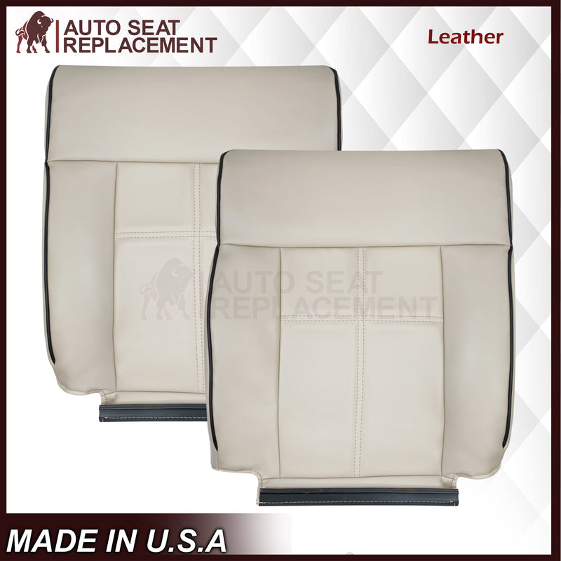 2006 2007 2008 Lincoln Mark LT Front Replacement Seat Covers in Medium Light Parchment Tan: Choose From Variants