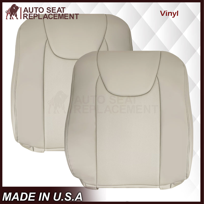 2010-2015 Lexus RX350 RX450H Replacement Synthetic Leather Seat Covers: Tan Perforated