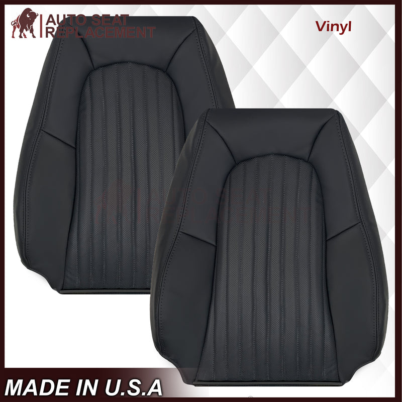 1999-2004 Ford Mustang V6/GT 2001 Bullitt Replacement Seat Covers In Ebony Black