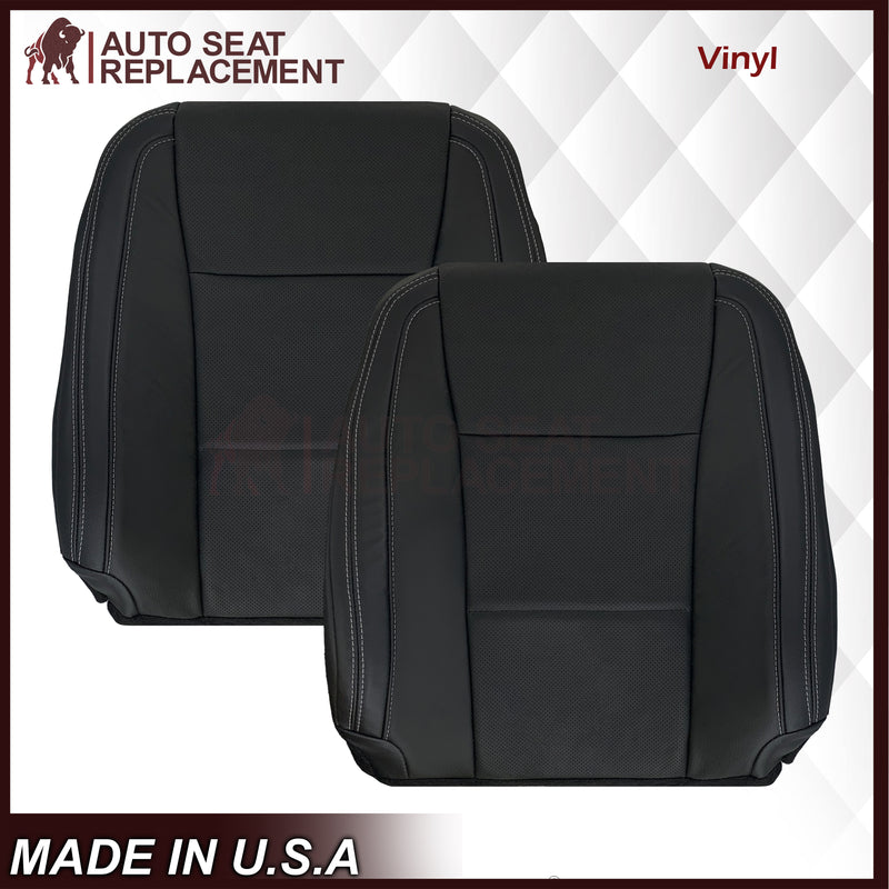 2017-2021 Ford F250 XLT Replacement Seat Covers In Charcoal Black - Auto Seat Replacement