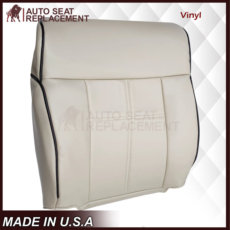 2006 2007 2008 Lincoln Mark LT Front Replacement Seat Covers in Medium Light Parchment Tan: Choose From Variants