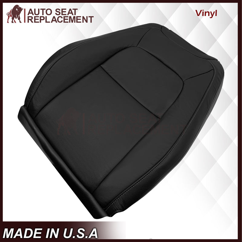 2015-2022 Chevy Colorado LT ZR2 LTZ LS Replacement Seat Covers In Black: Choose In Leather or Vinyl