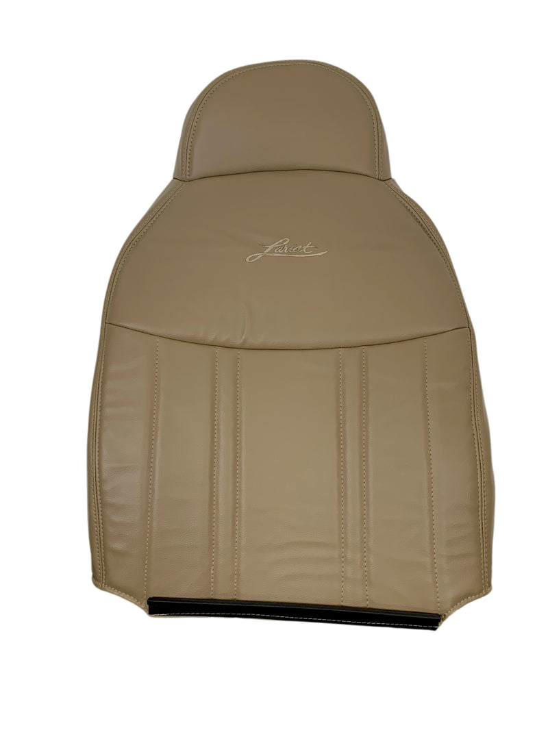 1997-1998 Ford F150 Lariat XLT 60/40 SPLIT Seat Cover in Prairie Tan: Choose Leather or Vinyl - Auto Seat Replacement