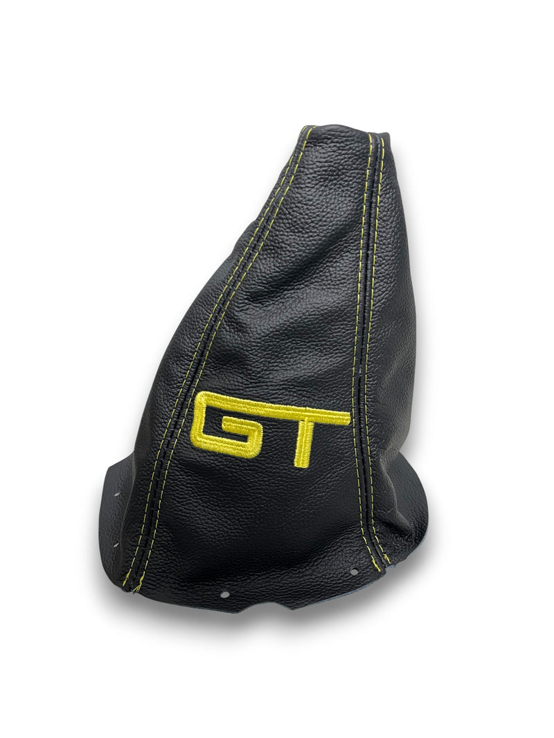 Yellow Stitching Shift Boot For 1994 - 2004 Ford Mustang GT Convertible Coupe V8 V6 - Auto Seat Replacement