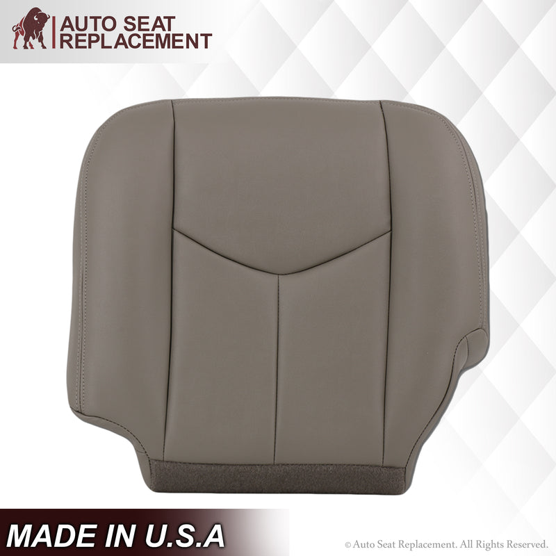 2003-2007 Chevy Tahoe/Suburban Seat Cover in Light Gray: Choose From Variations- 2000 2001 2002 2003 2004 2005 2006- Leather- Vinyl- Seat Cover Replacement- Auto Seat Replacement