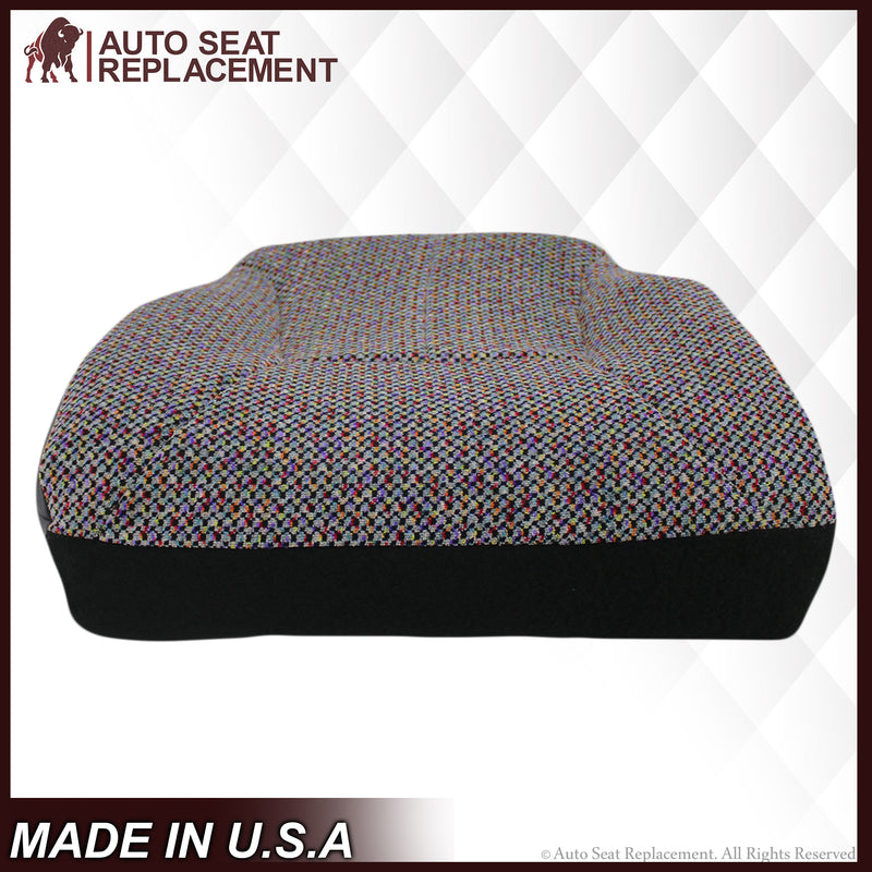 1998-2002 Dodge Ram 2500 3500 SLT Laramie Seat Cover in Cloth with Dark Gray skirt : Choose From Variation- 2000 2001 2002 2003 2004 2005 2006- Leather- Vinyl- Seat Cover Replacement- Auto Seat Replacement