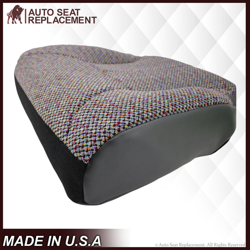 1998-2002 Dodge Ram 2500 3500 SLT Laramie Seat Cover in Cloth with Dark Gray skirt : Choose From Variation- 2000 2001 2002 2003 2004 2005 2006- Leather- Vinyl- Seat Cover Replacement- Auto Seat Replacement