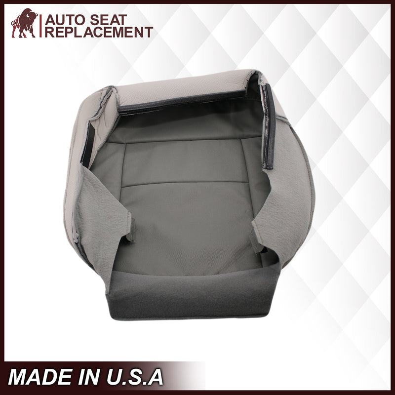 2004 2005 2006 2007 2008 Ford F150 Lariat Cloth Seat Covers in Medium Flint Gray- 2000 2001 2002 2003 2004 2005 2006- Leather- Vinyl- Seat Cover Replacement- Auto Seat Replacement