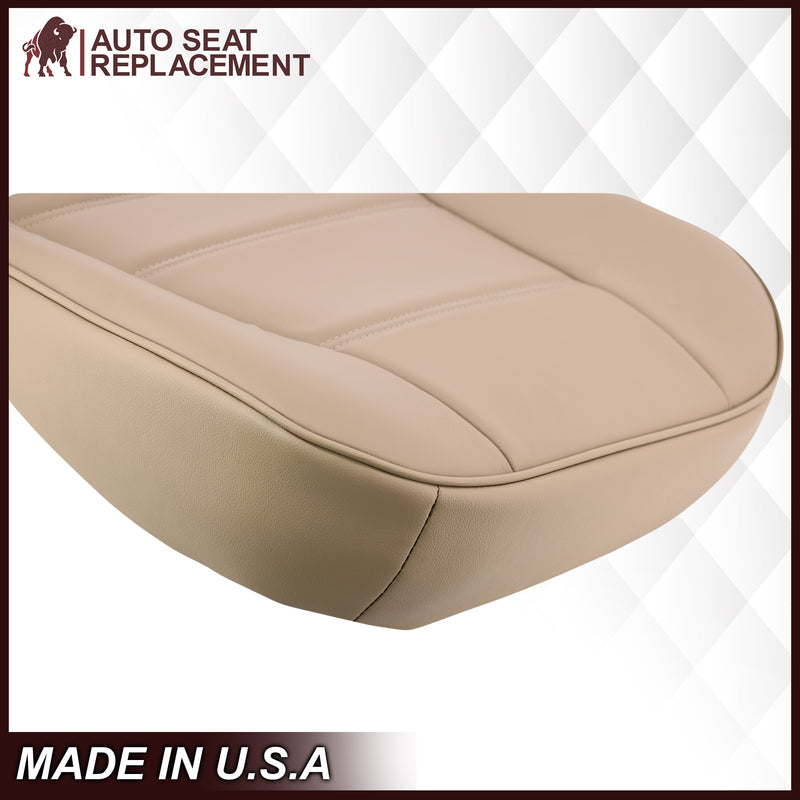 1999-2004 Ford Mustang V6 Seat Cover in Medium Parchment Tan: Choose From Variation- 2000 2001 2002 2003 2004 2005 2006- Leather- Vinyl- Seat Cover Replacement- Auto Seat Replacement