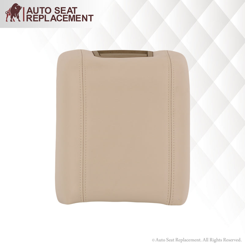 2004 Ford F150 Lariat Console Cover in Light Parchment Tan- 2000 2001 2002 2003 2004 2005 2006- Leather- Vinyl- Seat Cover Replacement- Auto Seat Replacement