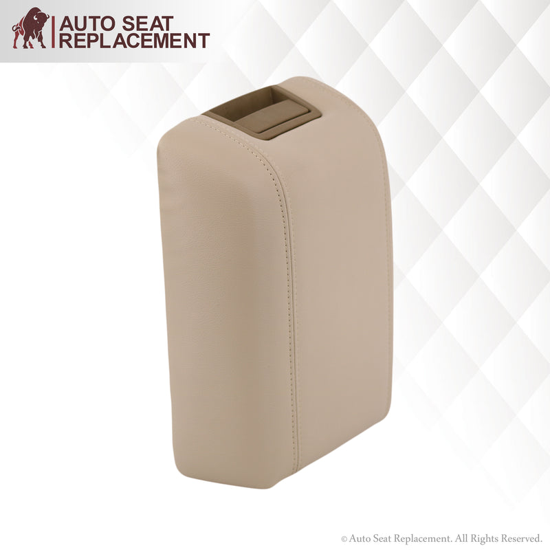2004 Ford F150 Lariat Console Cover in Light Parchment Tan- 2000 2001 2002 2003 2004 2005 2006- Leather- Vinyl- Seat Cover Replacement- Auto Seat Replacement