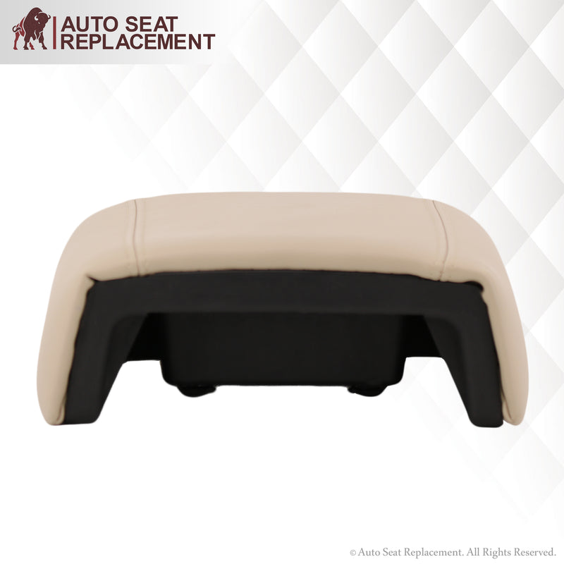 2004 Ford F150 Lariat Console Cover in Light Parchment Tan- 2000 2001 2002 2003 2004 2005 2006- Leather- Vinyl- Seat Cover Replacement- Auto Seat Replacement