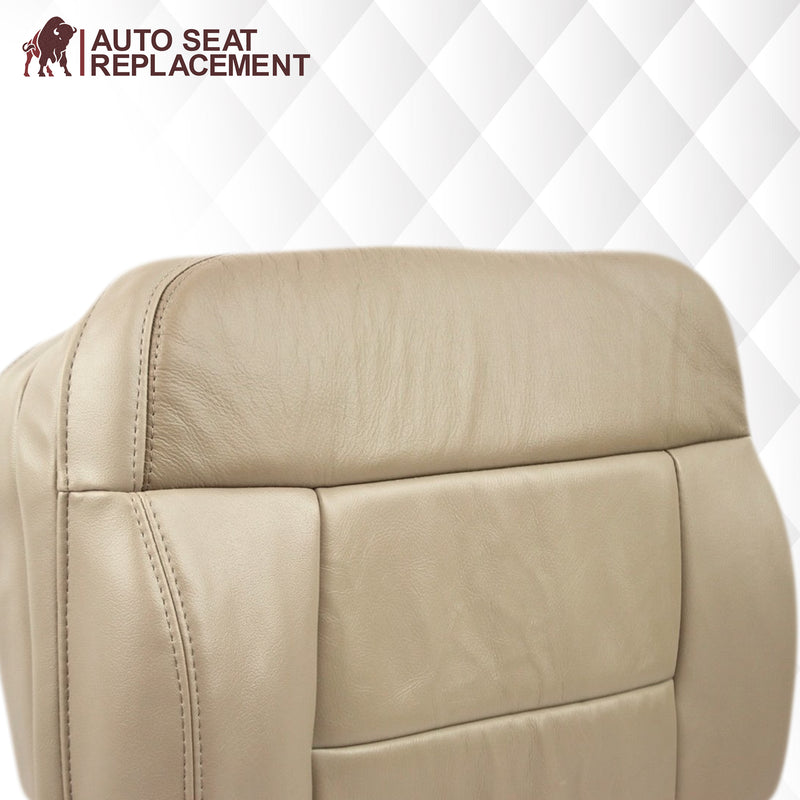 2005-2008 Ford F-150 Seat Cover in Tan: Choose Leather or Vinyl- 2000 2001 2002 2003 2004 2005 2006- Leather- Vinyl- Seat Cover Replacement- Auto Seat Replacement