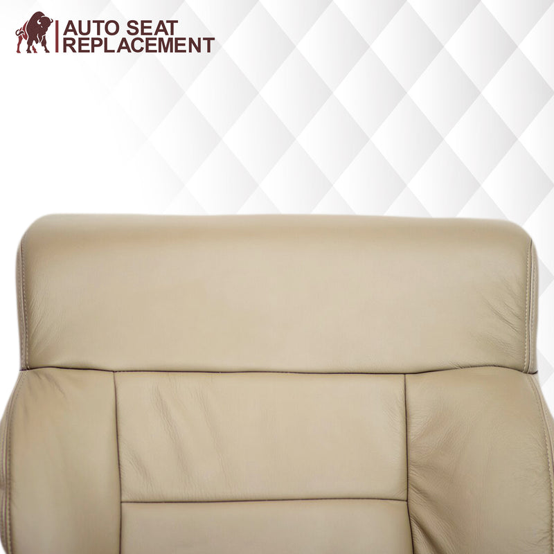2005-2008 Ford F-150 Seat Cover in Tan: Choose Leather or Vinyl- 2000 2001 2002 2003 2004 2005 2006- Leather- Vinyl- Seat Cover Replacement- Auto Seat Replacement
