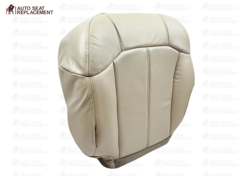 2002 Cadillac Escalade Perforated Seat Cover in Tan: Choose From Variations- 2000 2001 2002 2003 2004 2005 2006- Leather- Vinyl- Seat Cover Replacement- Auto Seat Replacement