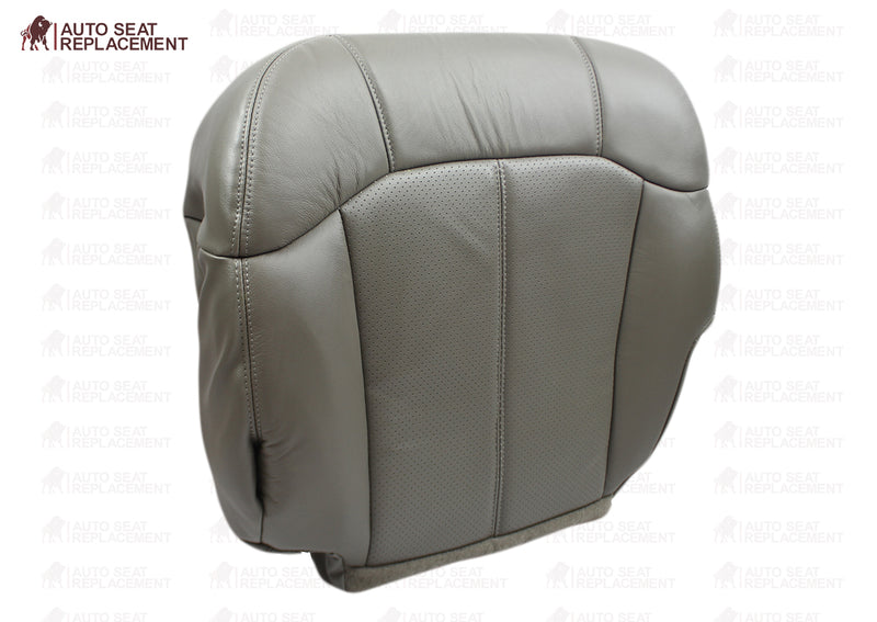 2002 Cadillac Escalade Perforated Seat Cover in Gray: Choose From Variations- 2000 2001 2002 2003 2004 2005 2006- Leather- Vinyl- Seat Cover Replacement- Auto Seat Replacement