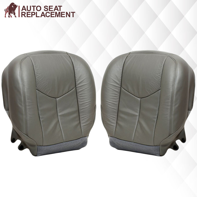 2003-2006 Cadillac Escalade Seat Cover in Gray: Choose From Variation- 2000 2001 2002 2003 2004 2005 2006- Leather- Vinyl- Seat Cover Replacement- Auto Seat Replacement