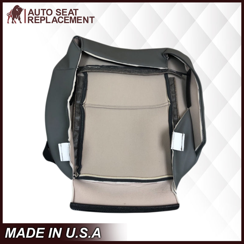 2004-2008 Ford F150 Perforated Seat Cover in Gray: Choose Leather or Vinyl- 2000 2001 2002 2003 2004 2005 2006- Leather- Vinyl- Seat Cover Replacement- Auto Seat Replacement