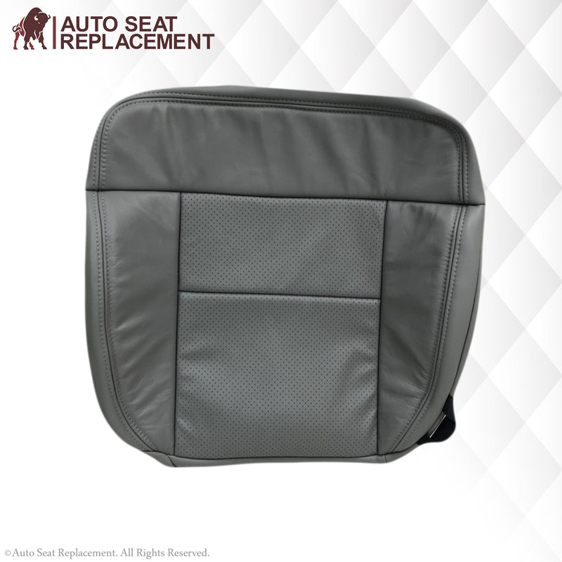 2004-2008 Ford F150 Perforated Seat Cover in Gray: Choose Leather or Vinyl- 2000 2001 2002 2003 2004 2005 2006- Leather- Vinyl- Seat Cover Replacement- Auto Seat Replacement