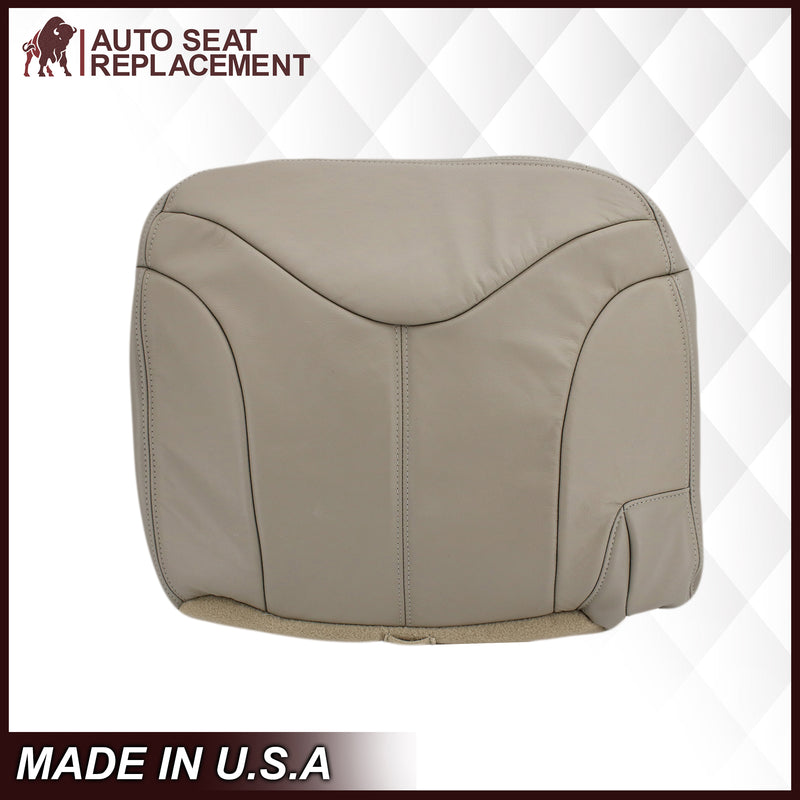 2000-2002 GMC Yukon XL 2nd Row Captain Seat 50/50 Seat Cover in Shale Tan: Choose From Variation- 2000 2001 2002 2003 2004 2005 2006- Leather- Vinyl- Seat Cover Replacement- Auto Seat Replacement