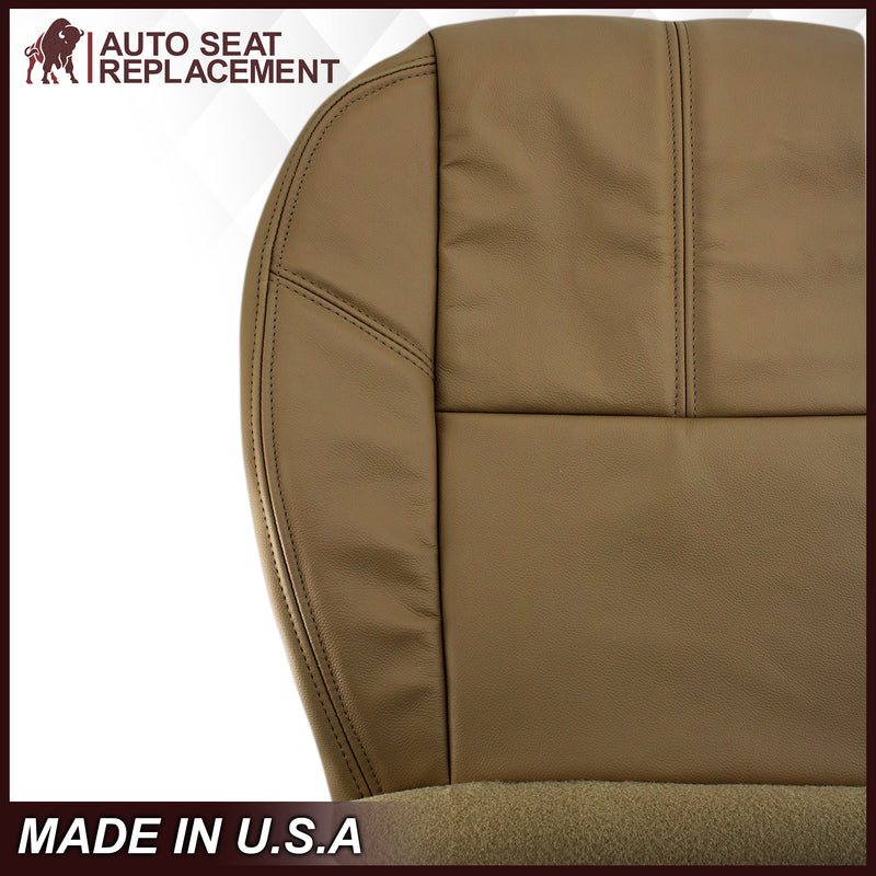 2007-2013 Chevy Avalanche Seat Cover In Tan: Choose From Variations- 2000 2001 2002 2003 2004 2005 2006- Leather- Vinyl- Seat Cover Replacement- Auto Seat Replacement