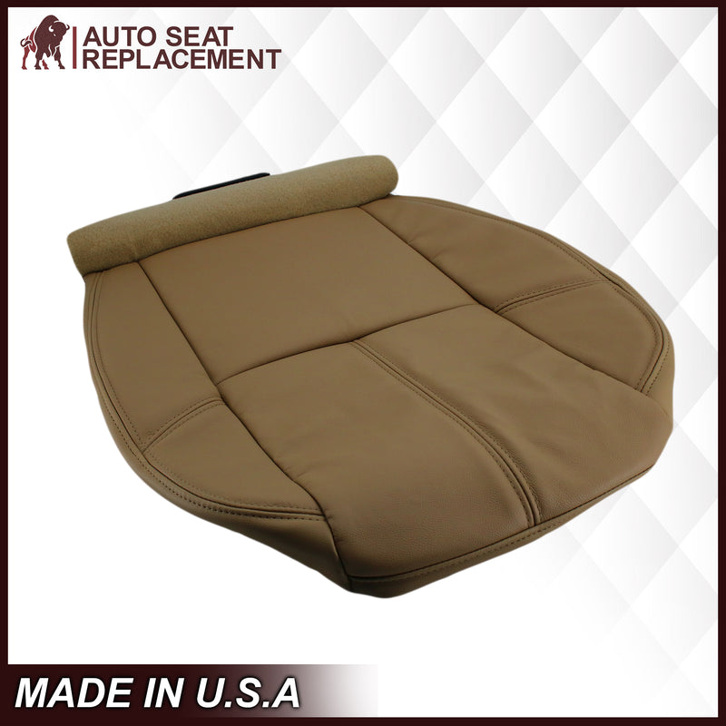 2007-2013 Chevy Avalanche Seat Cover In Tan: Choose From Variations- 2000 2001 2002 2003 2004 2005 2006- Leather- Vinyl- Seat Cover Replacement- Auto Seat Replacement