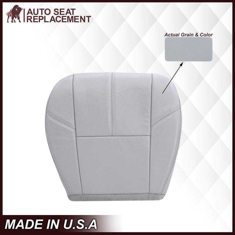 2007-2014 Chevy Silverado Seat Cover In Gray: Choose From Variation- 2000 2001 2002 2003 2004 2005 2006- Leather- Vinyl- Seat Cover Replacement- Auto Seat Replacement