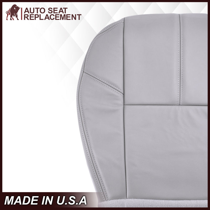 2007-2014 Chevy Silverado Seat Cover In Gray: Choose From Variation- 2000 2001 2002 2003 2004 2005 2006- Leather- Vinyl- Seat Cover Replacement- Auto Seat Replacement