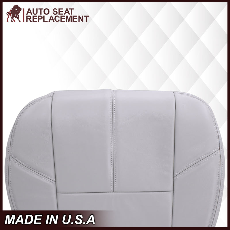 2007-2014 Chevy Silverado Seat Cover In Gray: Choose From Variation- 2000 2001 2002 2003 2004 2005 2006- Leather- Vinyl- Seat Cover Replacement- Auto Seat Replacement