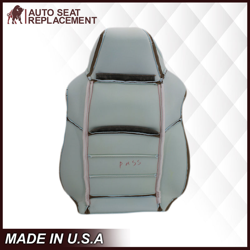 2002-2003 Ford F250 F350 Lariat Perforated Seat Cover in Tan: Choose Leather or Vinyl- 2000 2001 2002 2003 2004 2005 2006- Leather- Vinyl- Seat Cover Replacement- Auto Seat Replacement