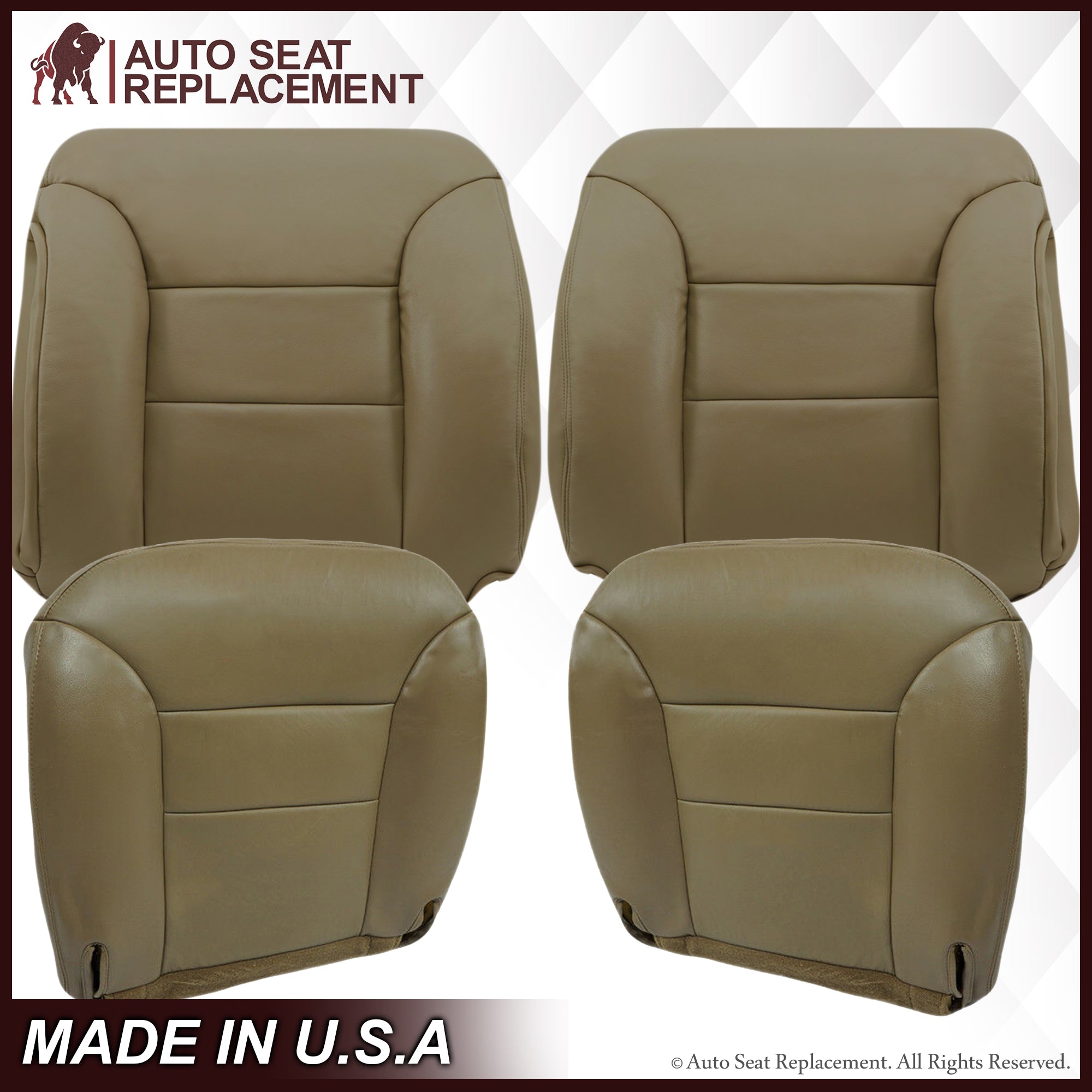 1995-1999 GMC Yukon Suburban SLT SLE Seat Cover in Tan: Choose your options