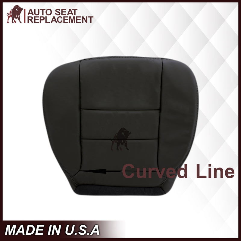 2002-2007 Ford F250/F350/F450/F550 Lariat Extended Cab Seat Cover in Black: Choose Leather or Vinyl- 2000 2001 2002 2003 2004 2005 2006- Leather- Vinyl- Seat Cover Replacement- Auto Seat Replacement