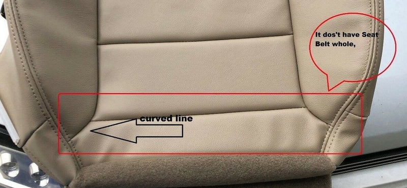 2002-2007 Ford F250/F350/F450/F550 Lariat Extended Cab Seat Cover in Tan: Choose Leather or Vinyl- 2000 2001 2002 2003 2004 2005 2006- Leather- Vinyl- Seat Cover Replacement- Auto Seat Replacement