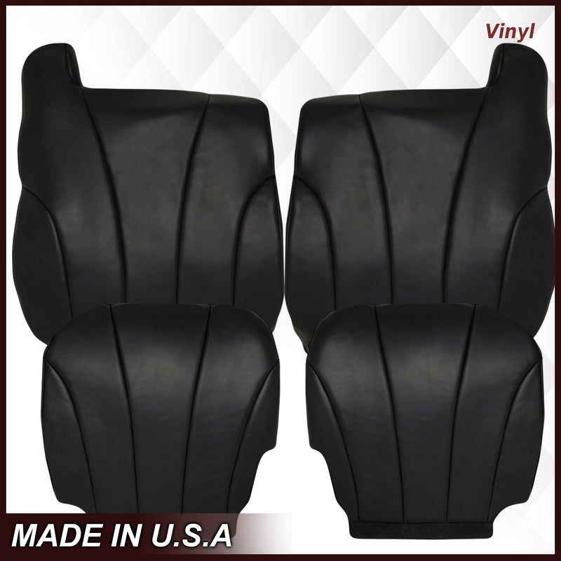 1999-2002 Chevy Silverado Work Truck in Dark "Graphite" Gray: Choose From Variation- 2000 2001 2002 2003 2004 2005 2006- Leather- Vinyl- Seat Cover Replacement- Auto Seat Replacement