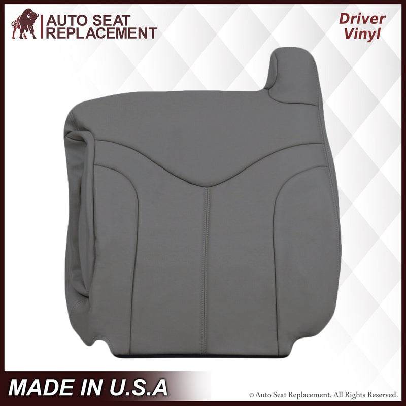 2000-2002 GMC Yukon XL Seat Cover in Pewter Gray: Choose From Variation- 2000 2001 2002 2003 2004 2005 2006- Leather- Vinyl- Seat Cover Replacement- Auto Seat Replacement