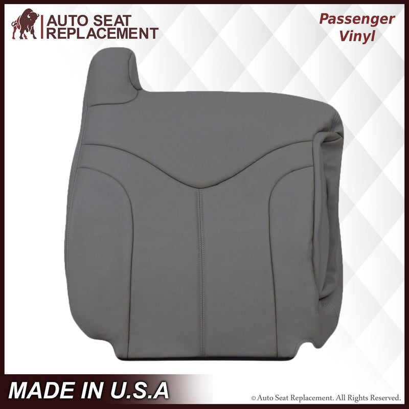 2000-2002 GMC Yukon XL Seat Cover in Pewter Gray: Choose From Variation- 2000 2001 2002 2003 2004 2005 2006- Leather- Vinyl- Seat Cover Replacement- Auto Seat Replacement
