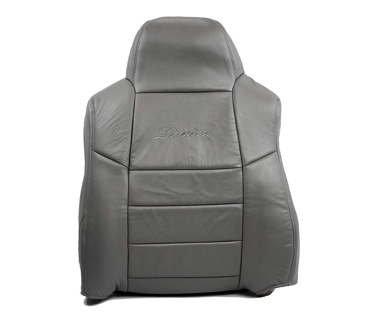 2002-2005 Ford Excursion Limited Seat Cover in Flint Gray: Choose From Variations- 2000 2001 2002 2003 2004 2005 2006- Leather- Vinyl- Seat Cover Replacement- Auto Seat Replacement