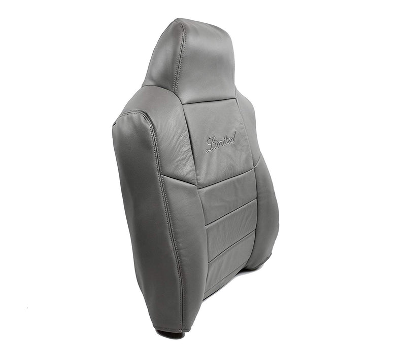 2002-2005 Ford Excursion Limited Seat Cover in Flint Gray: Choose From Variations- 2000 2001 2002 2003 2004 2005 2006- Leather- Vinyl- Seat Cover Replacement- Auto Seat Replacement