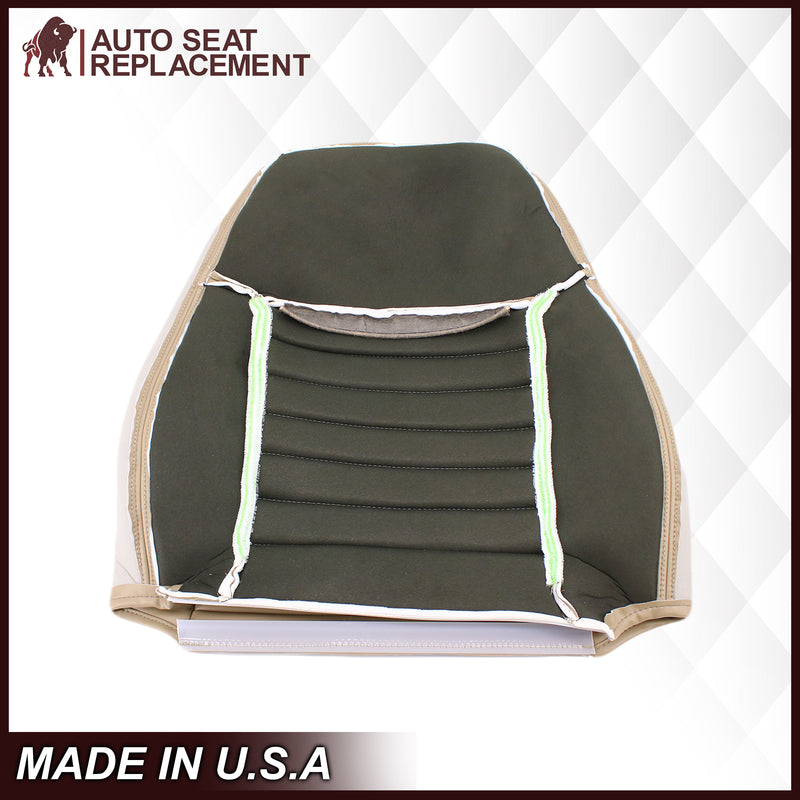 1999-2004 Ford Mustang GT Convertible in Medium Parchment Tan: Choose From Variation- 2000 2001 2002 2003 2004 2005 2006- Leather- Vinyl- Seat Cover Replacement- Auto Seat Replacement
