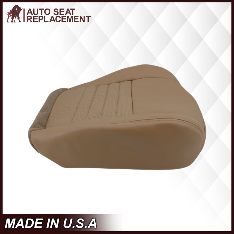 1999-2004 Ford Mustang GT Convertible in Medium Parchment Tan: Choose From Variation- 2000 2001 2002 2003 2004 2005 2006- Leather- Vinyl- Seat Cover Replacement- Auto Seat Replacement