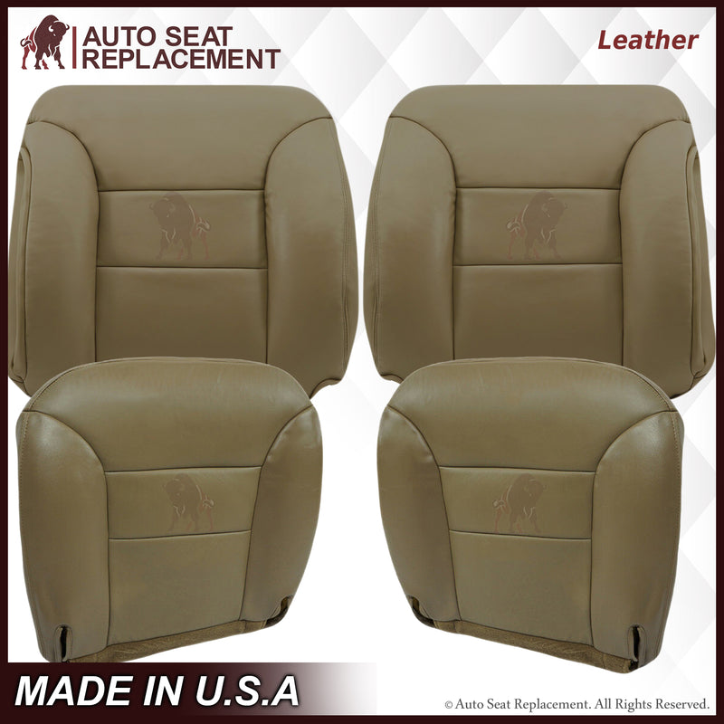 1995-1999 GMC Sierra SLT SLE Seat Cover in Tan: Choose your options- 2000 2001 2002 2003 2004 2005 2006- Leather- Vinyl- Seat Cover Replacement- Auto Seat Replacement