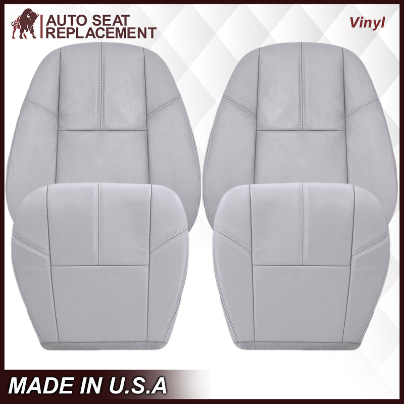 2007-2014 Chevy Tahoe/Suburban Seat Cover In Gray: Choose From Variation- 2000 2001 2002 2003 2004 2005 2006- Leather- Vinyl- Seat Cover Replacement- Auto Seat Replacement