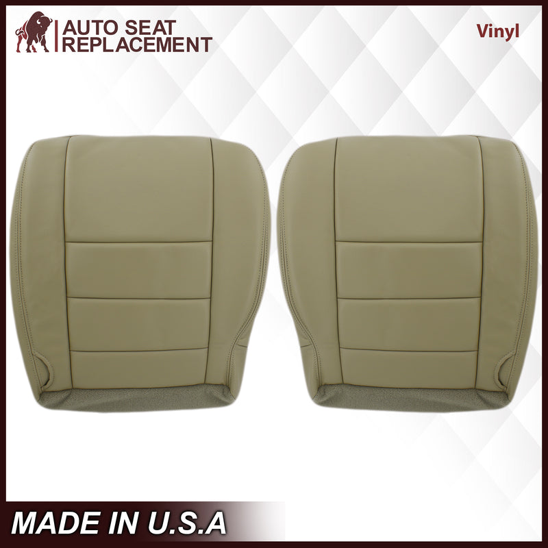 2002-2005 Ford Excursion Limited Seat Cover in Tan: Choose From Variations- 2000 2001 2002 2003 2004 2005 2006- Leather- Vinyl- Seat Cover Replacement- Auto Seat Replacement