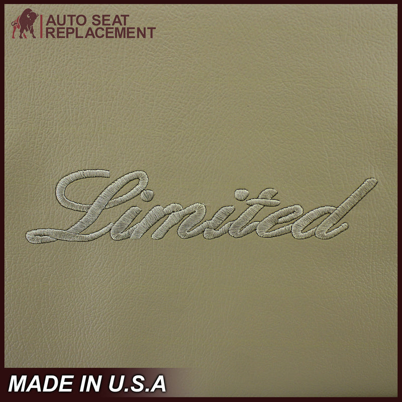2002-2005 Ford Excursion Limited Seat Cover in Tan: Choose From Variations- 2000 2001 2002 2003 2004 2005 2006- Leather- Vinyl- Seat Cover Replacement- Auto Seat Replacement